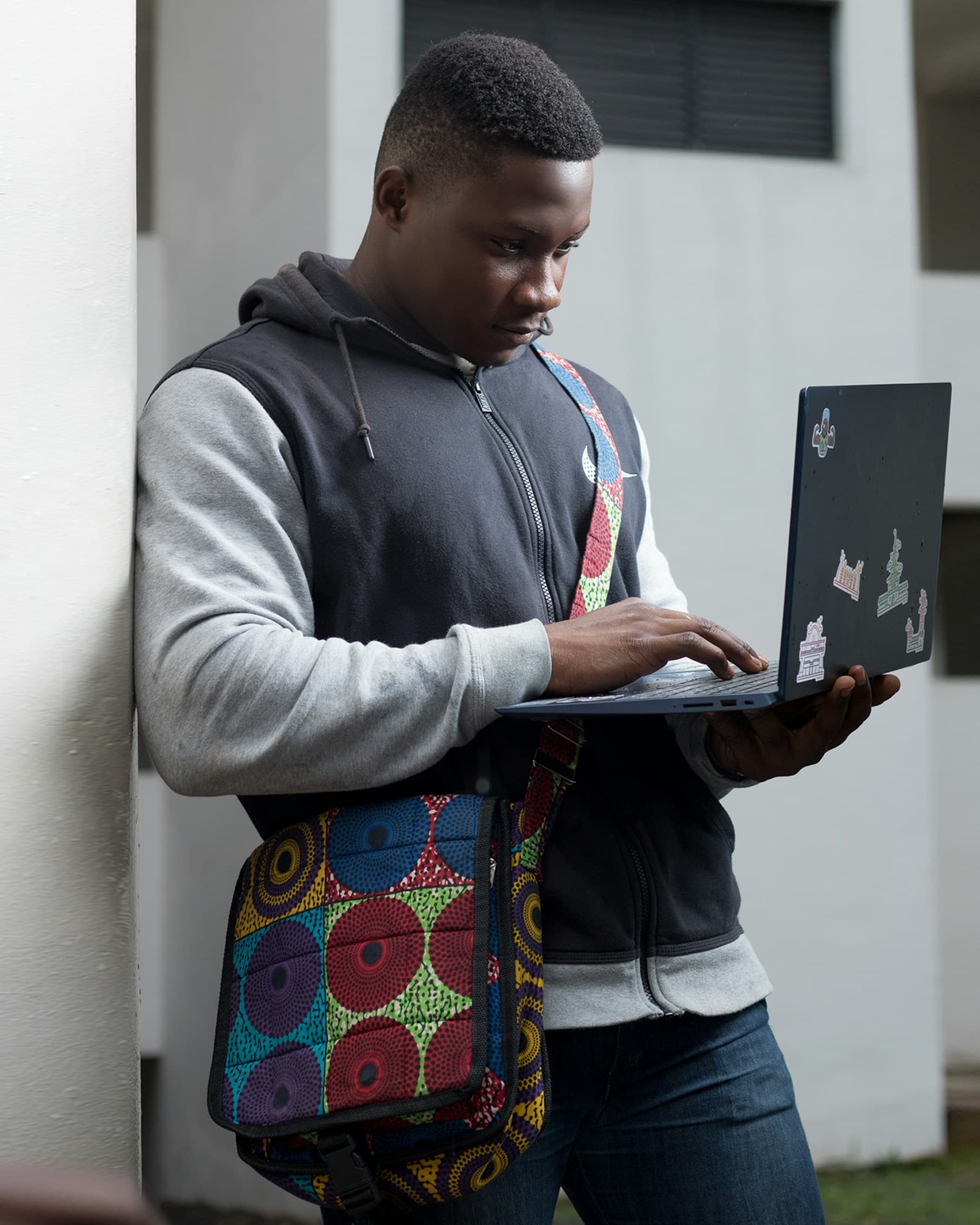 Student reading
